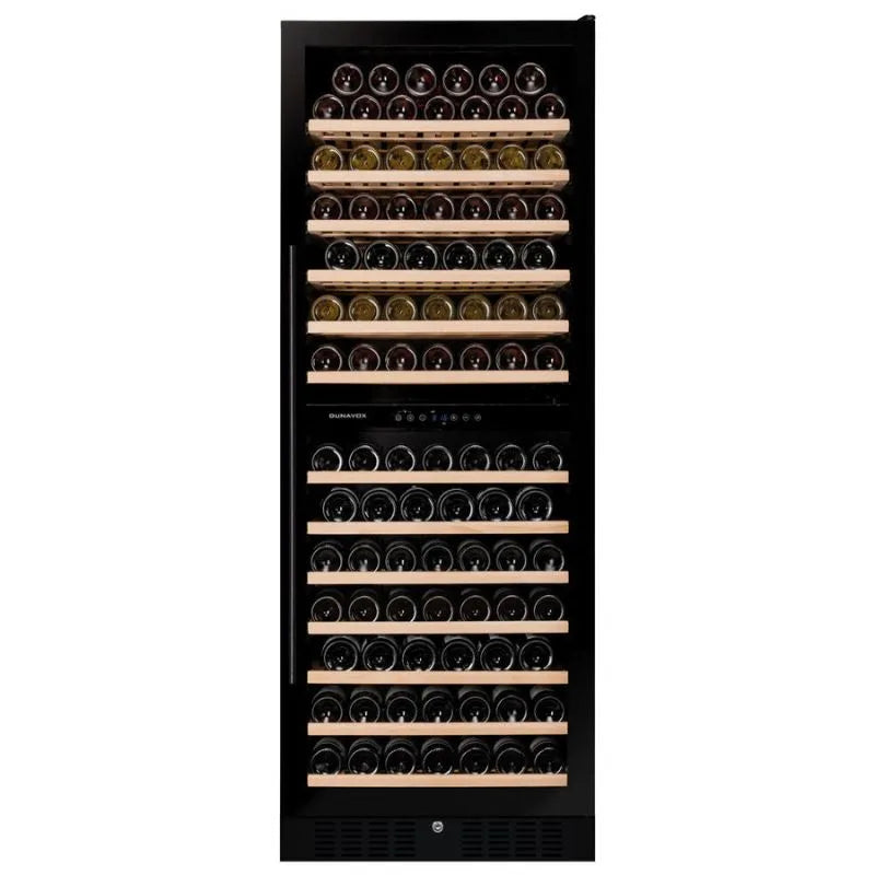 Dunavox Grande-108 Wijnkoelkast | DX-108.330DMB | 2 Zones | Mat Zwart