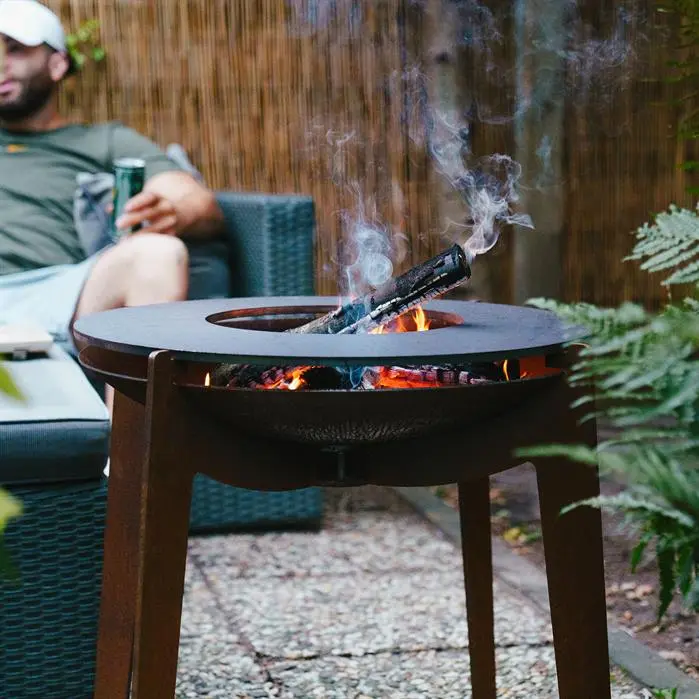 Feuerschale mit Grill Forno Cosa 63,5 x 63,5 cm