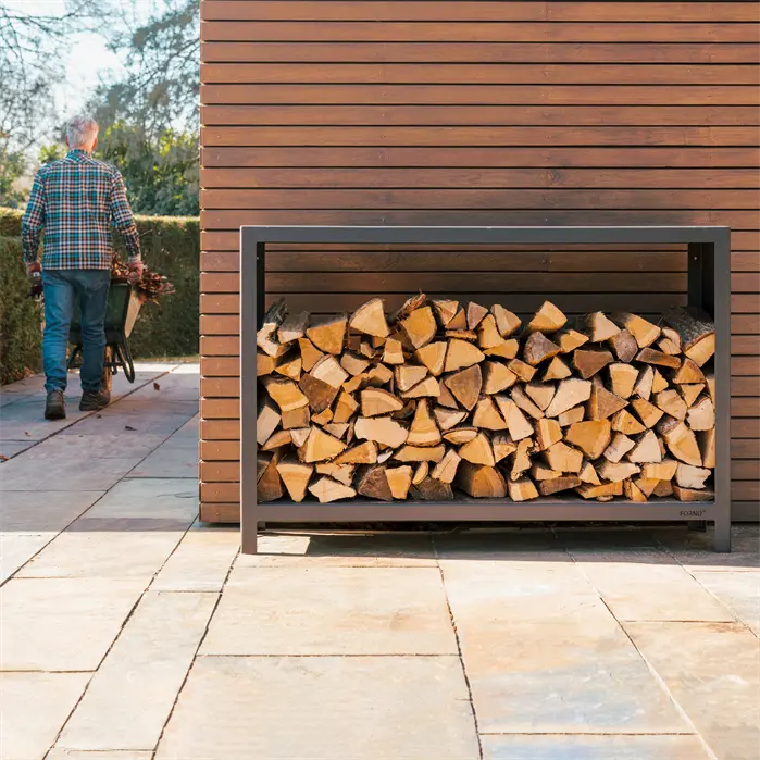 Houtopslag Buiten | Gecoat Staal | LOGG