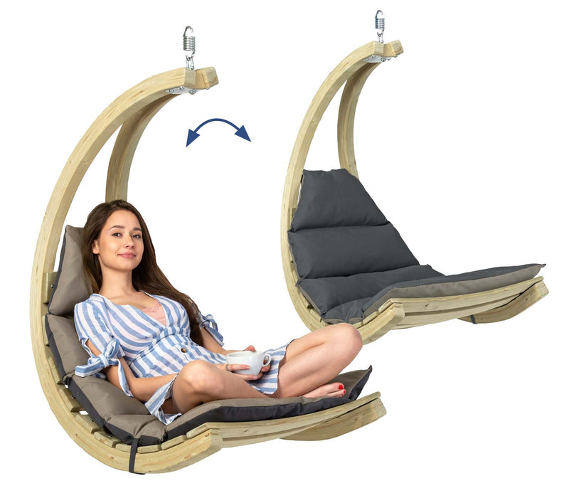 Amazonas Swing Chair Loungestoel - Anthraciet