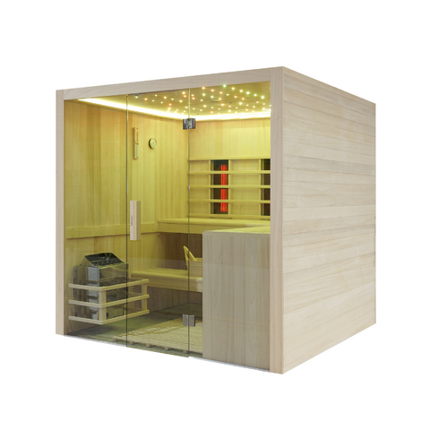 Interline Royal Deluxe Sauna Combi | Incl. Gratis Saunakachel 8kW | Incl. Accessoirepakket