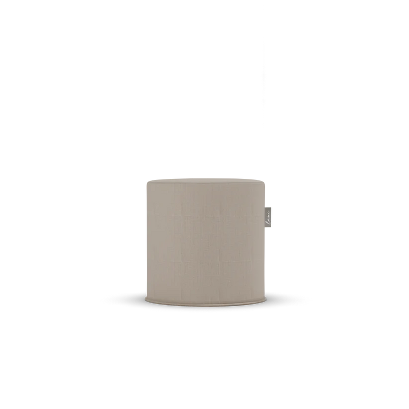 Runder Pouf Beistelltisch 44 Laui Fixed Taupe