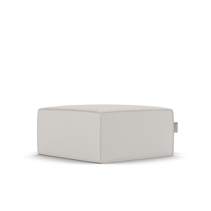 Lounge Pouf Quadrat 70x70 cm Laui Fixed Beige