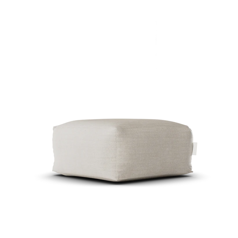 Laui Lounge™ | Pouf carré en lin | Nature