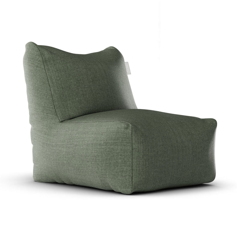 Loungestoel | Laui Lounge™ | Linnen Lounge SeatXL | Zitzak voor Binnen | Forest Green