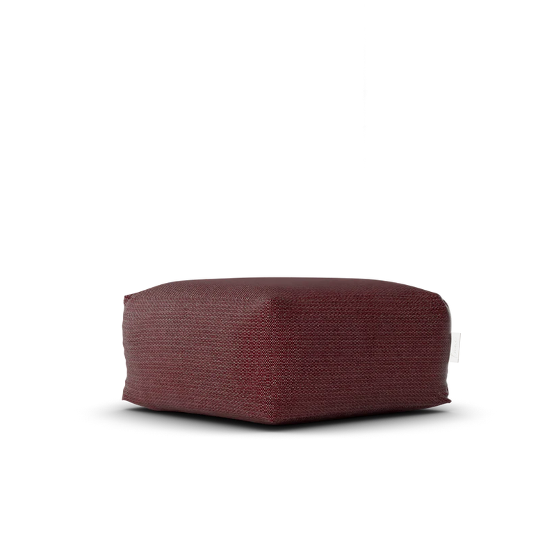 Laui Lounge™ | Orginial Square Pouf | Burgundy