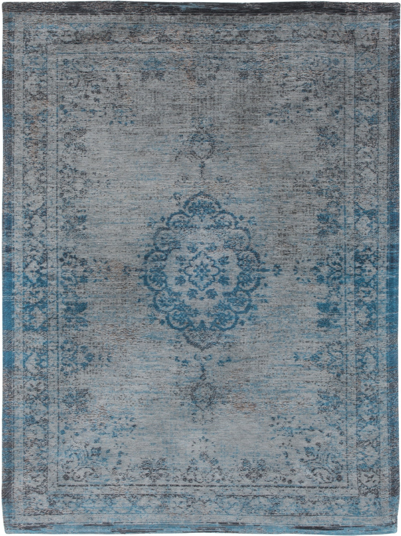 Tapis vintage Medallion Grey Turqoise 8255