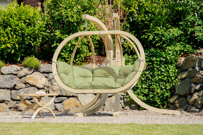 Hängesessel mit Gestell Globo Royal Chair – Olive