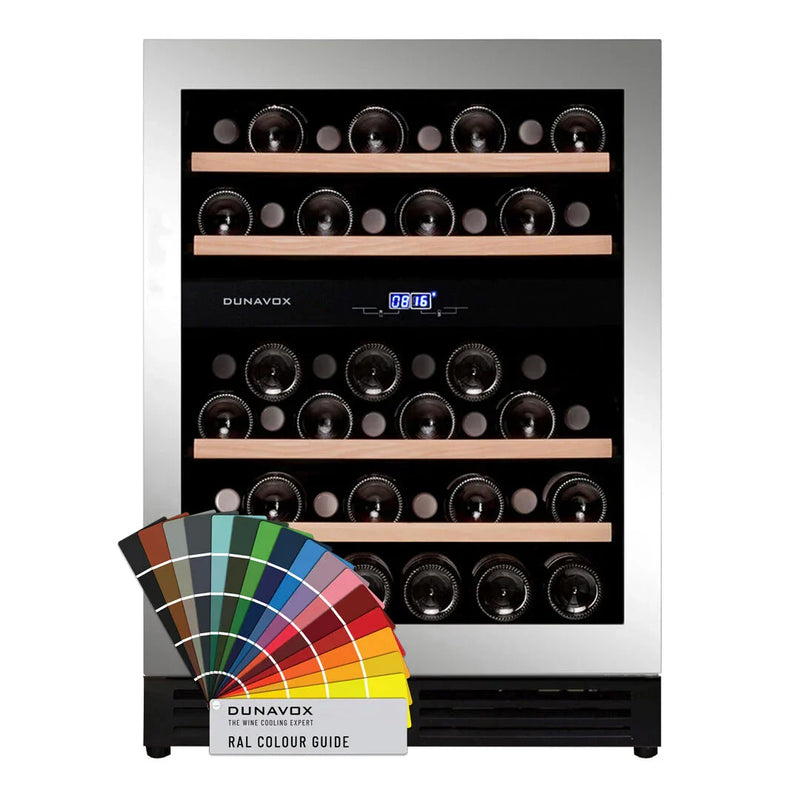 Weinkühlschrank 2 Zonen Dunavox Flow-45 RAL