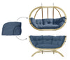 Kussenhoes inclusief vulling voor Globo Royal Chair en Siena Due - Marineblauw