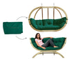Kussenhoes inclusief vulling voor Globo Royal Chair en Siena Due - Groen