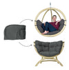 Kussenhoes met vulling voor Globo Chair en Siena Uno - Antraciet