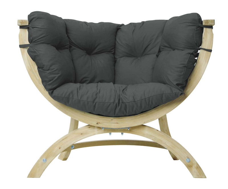Fauteuil lounge Siena Uno Amazonas anthracite – ANTHRACITE