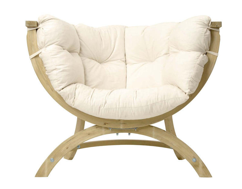 Fauteuil lounge Siena Uno Amazonas crème – Crème