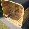 Cube Sauna | Maat M | 4 tot 6 personen | Inclusief Dakbedekking