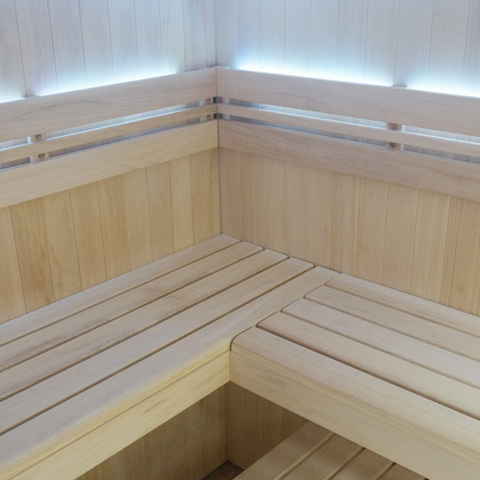 Interline Sauna Royal Deluxe | Finse Sauna | Inclusief Gratis Saunakachel 8kW | 2m x 2m