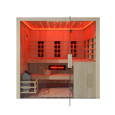 Interline Royal Deluxe Sauna Combi | Incl. Gratis Saunakachel 8kW | Incl. Accessoirepakket