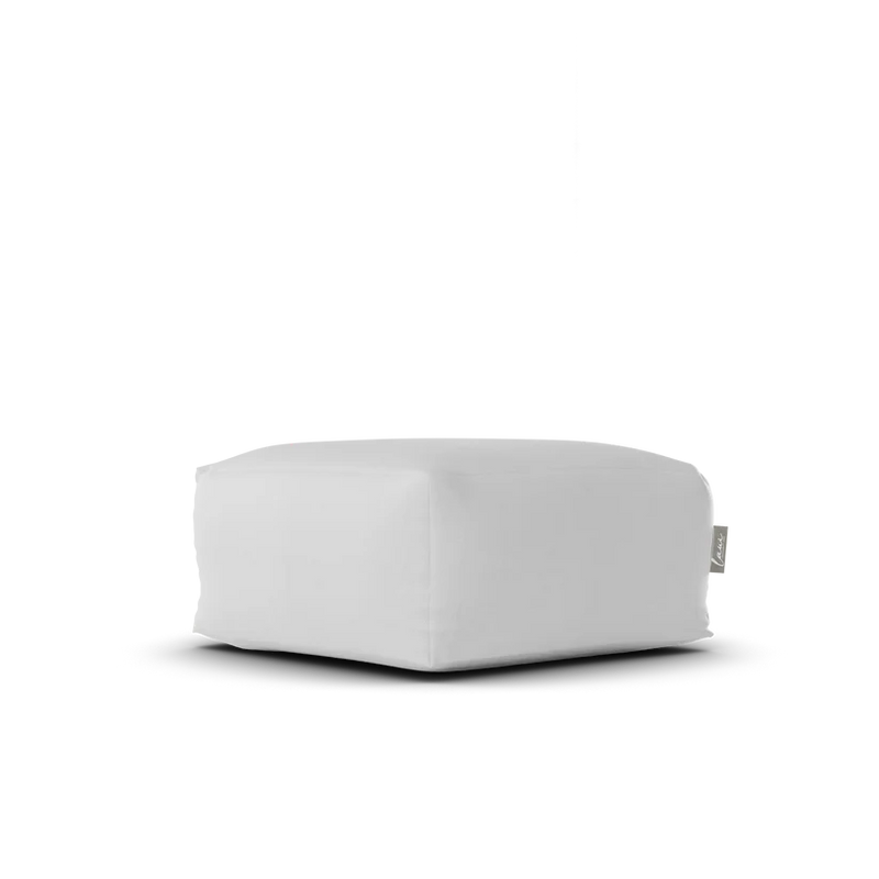 Laui Lounge™ | Orginial Square Pouf | Pearl White