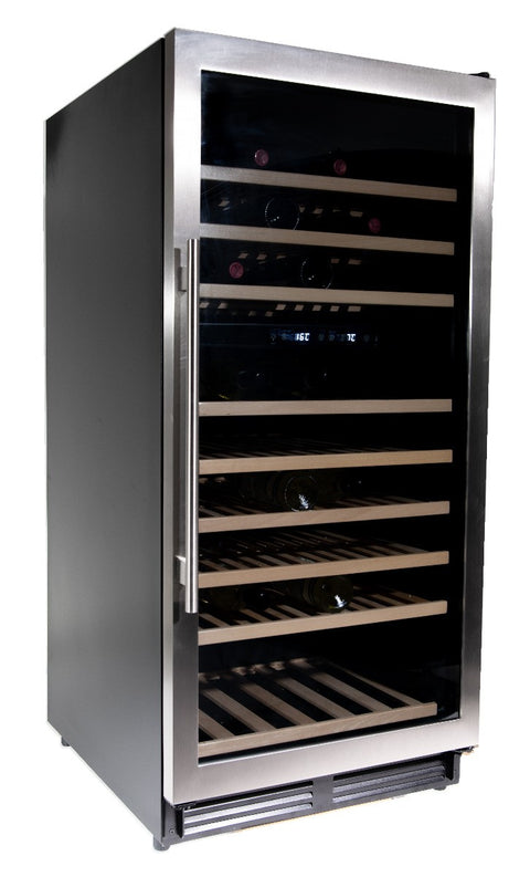 Vinata Grivola wijnklimaatkast - glazen deur met RVS rand  - 110 flessen