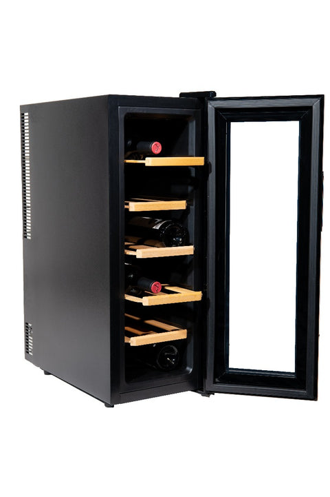 Vinata Confinale wijnkoelkast - vol glazen deur - 12 flessen