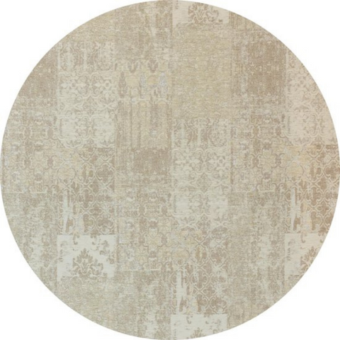 Ginore - Patchwork Cappuccino - Rond